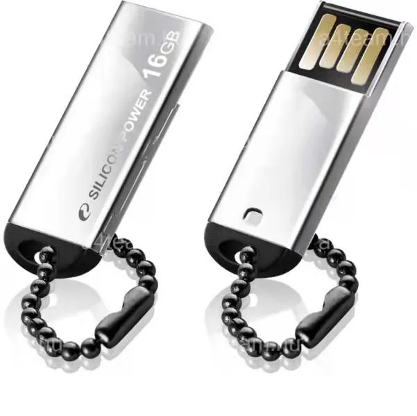 USB памет  4 GB; 8GB; 16GB; 32GB; 64GB Silicon Power Touch 830, cребрист, USB 2.0   3