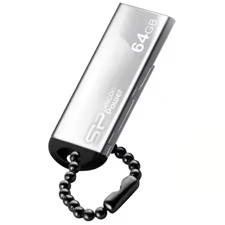 USB памет  4 GB; 8GB; 16GB; 32GB; 64GB Silicon Power Touch 830, cребрист, USB 2.0   5