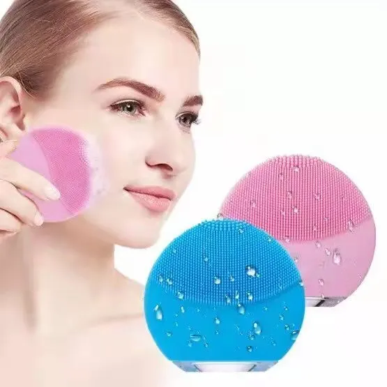 Вибриращ силиконов уред за почистване на лице 4