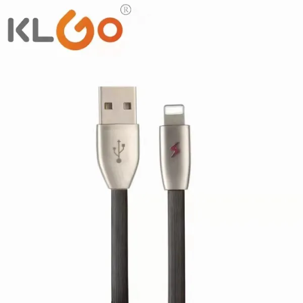 1м кабел за бързо зареждане и трансфер на данни KLGO IOS 1