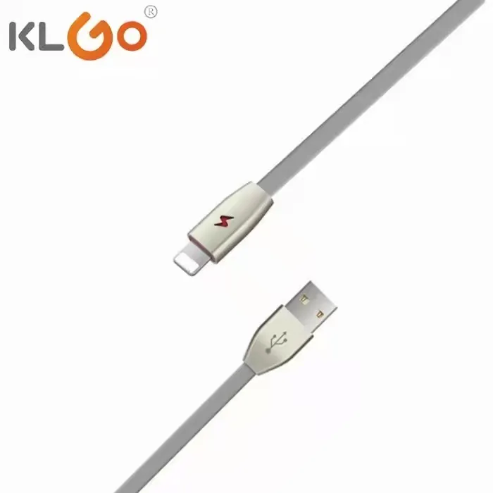 1м кабел за бързо зареждане и трансфер на данни KLGO IOS 2