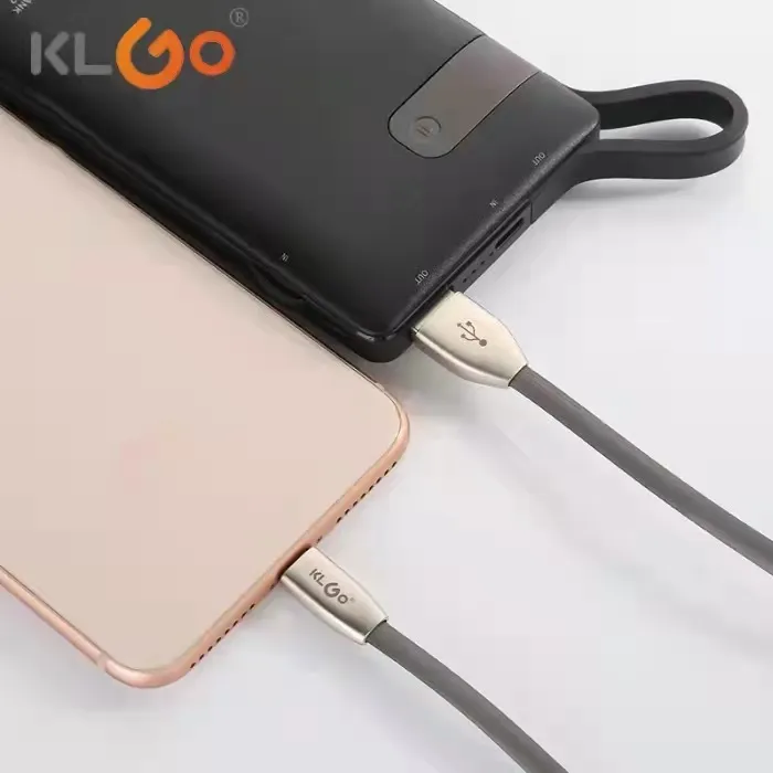 1м кабел за бързо зареждане и трансфер на данни KLGO IOS 4