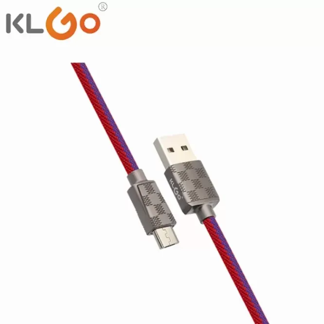 KLGO micro USB, IOS ,Type-C кабел за бързо зарежане 2.4A 2