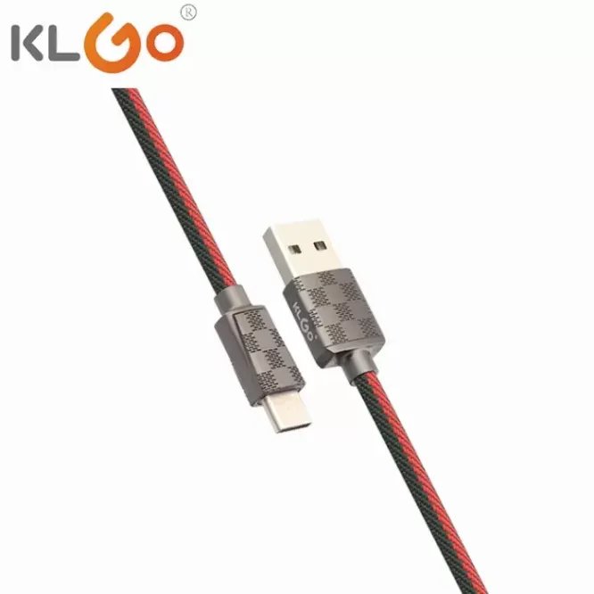 KLGO micro USB, IOS ,Type-C кабел за бързо зарежане 2.4A 3