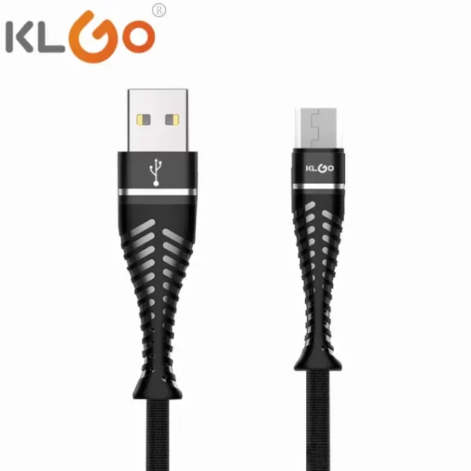 KLGO 1м кабел за бързо зареждане 2.4A IOS , Micro USB 3