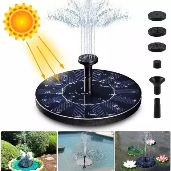 Соларен фонтан за градина 1