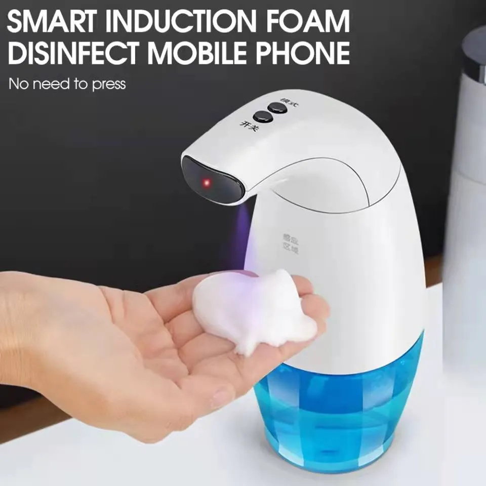 автоматична помпа за дозатор за пяна за сапун Индукционна течност за ръчна пералня интелигентна пяна Безконтактен инфрачервен сензор 1