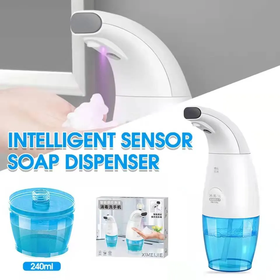 автоматична помпа за дозатор за пяна за сапун Индукционна течност за ръчна пералня интелигентна пяна Безконтактен инфрачервен сензор 2