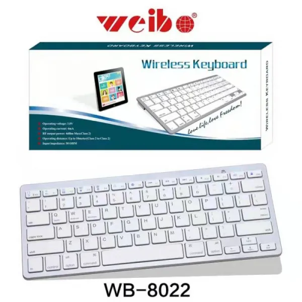 BLUETOOTH  клавиатура Weibo WB-8022 1