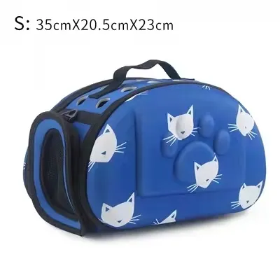 Носеща чанта с модел на котки Преносима чанта за котки Сгъваема пътна чанта 2