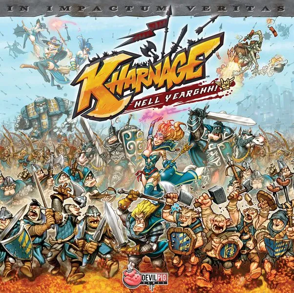 Настолна игра Kharnage + The Dark Army and Tricks & Mercenaries Expansions 1