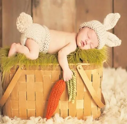 Бебешки костюм за новородени и бебета - Зайче 1