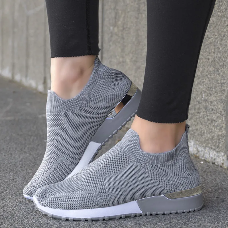 Ежедневни дамски обувки D200 gray 3