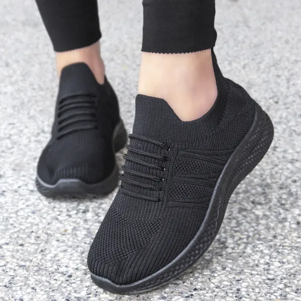 дамски спортни обувки - D194 black 1