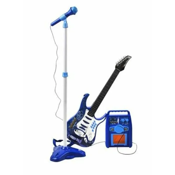	Електрическа китара + микрофон + син усилвател 1