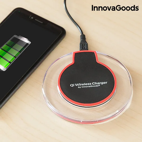 Безжично Зарядно за Смартфони Qi InnovaGoods 5