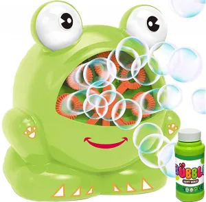 Детска играчка за сапунени балочнета с формата на жаба 1