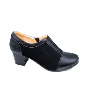 ДАМСКИ Обувки 6021-2 black velour
