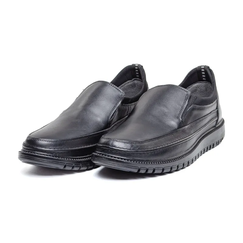 Мъжки обувки 621007 Black естествена кожа 3