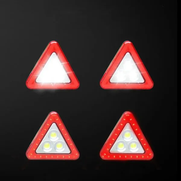 Електронен LED авариен триъгълник- лампа 5в1 мултифункционален HS-8017 3