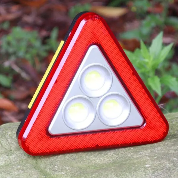 Електронен LED авариен триъгълник- лампа 5в1 мултифункционален HS-8017 1