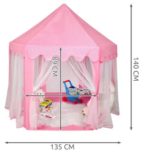 Детска палатка N6104 – розова 2