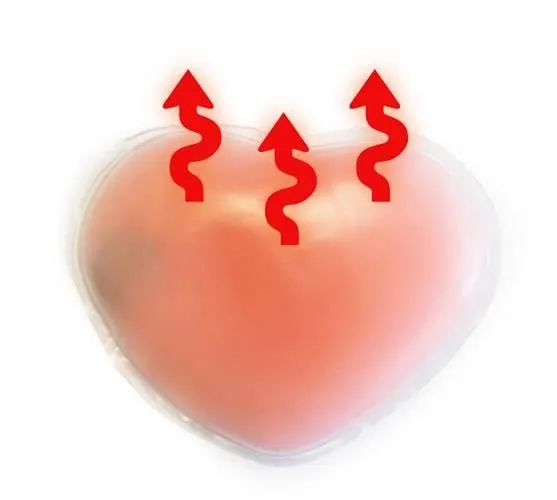 Джобен Загряващ уред за ръце , За многократно използване, Форма на сърце 3