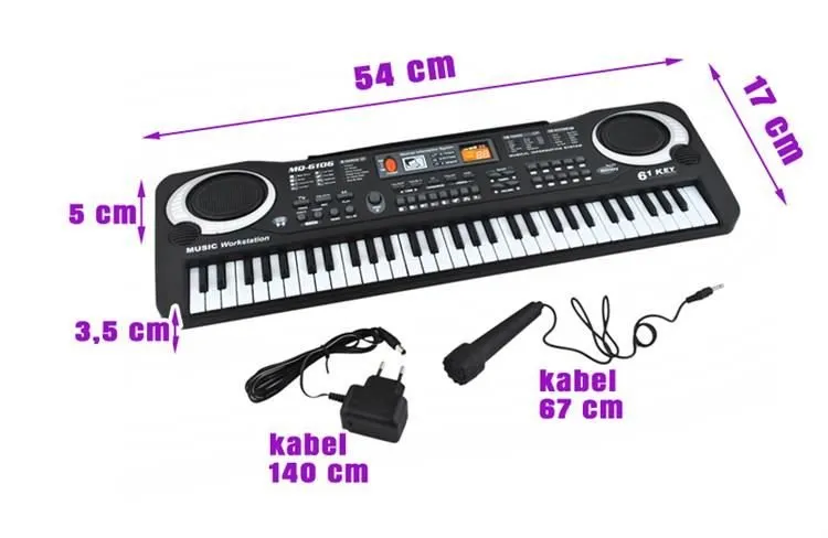 Клавиатура – електронен орган + микрофон 4