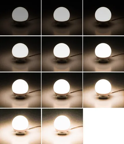 10 броя LED лампи за огледало 3