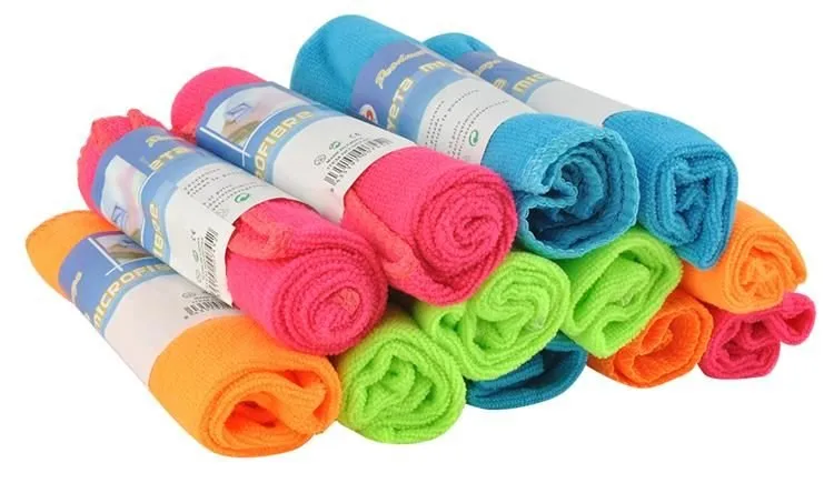 Микрофибърни кърпи - комплект от 12 бр., различни цветове 1