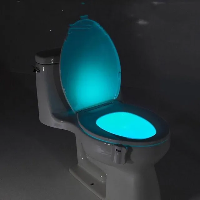 LED осветление за тоалетна чиния със сензор за движение – променящи се светлини 2