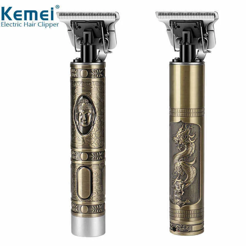 Безжичен тример за брада и коса KEMEI+ допълнителна батерия 4
