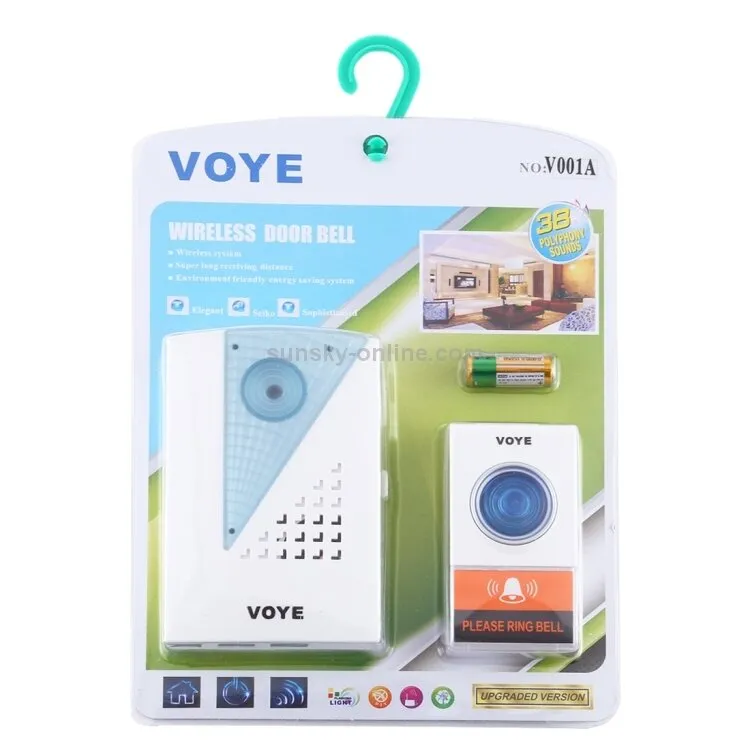 Безжичен звънец VOYE V001A на батерии 3