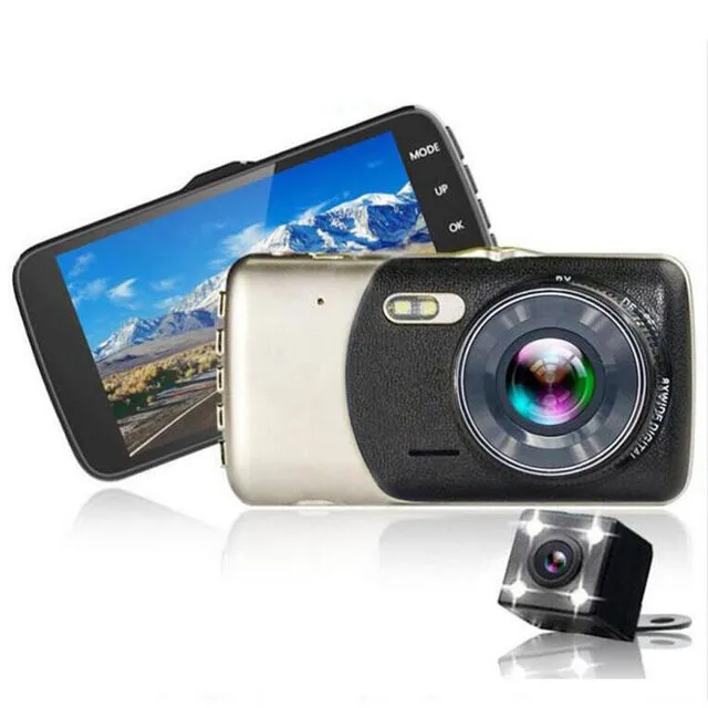 Видеорегистрато GOTOMATO с 2 камери, 4.0 FULL HD ЕКРАН  1