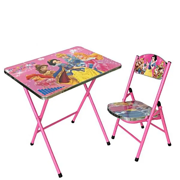 Сгъваема детска маса със столче и цветен дизайн/ момче/момиче 6