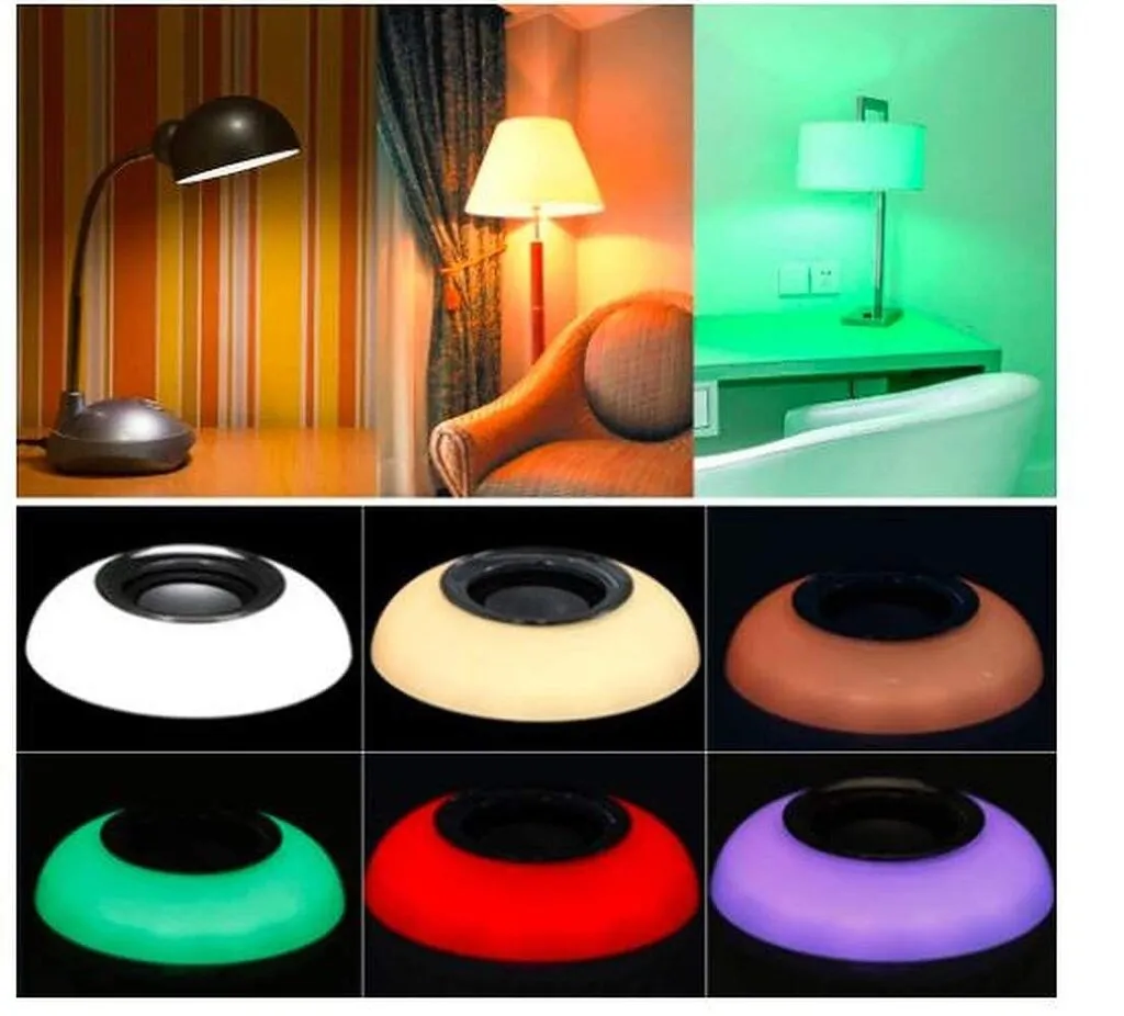 RGB диско лампа/крушка с Bluetooth колона LED 6