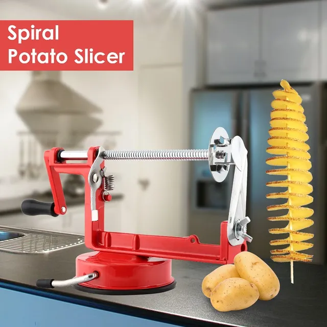 Уред за спираловидно рязане на картофи Spiral Potato Chips Slicer 1