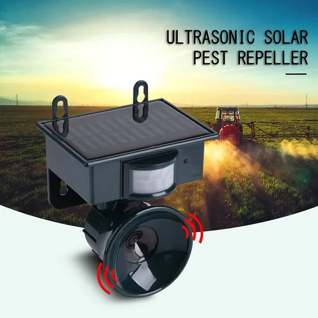 Соларен ултразвуков уред против птици, насекоми и гризачи Solar Pest Repeller 3