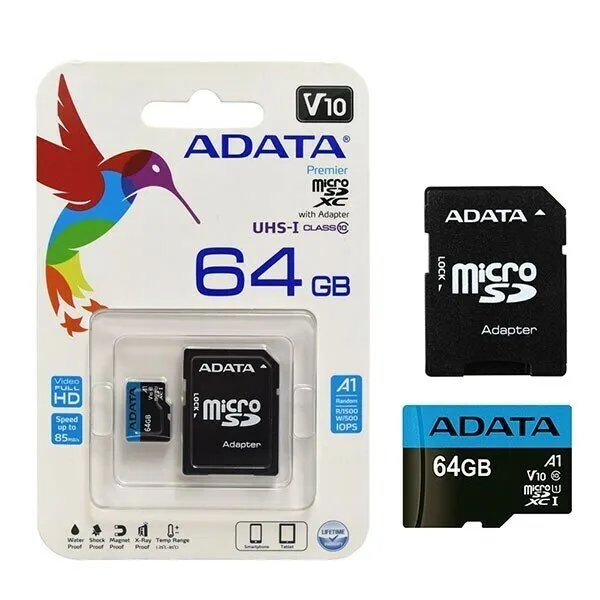 Карта памет - MicroSD ADATA 64GB 1