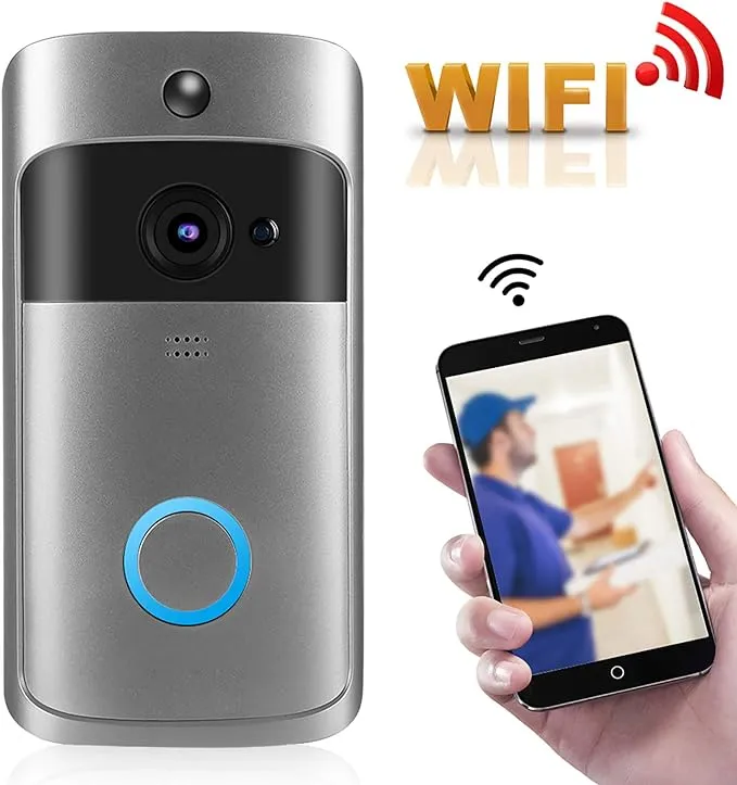 Видео звънец с камера и безжичен Wi-Fi 1
