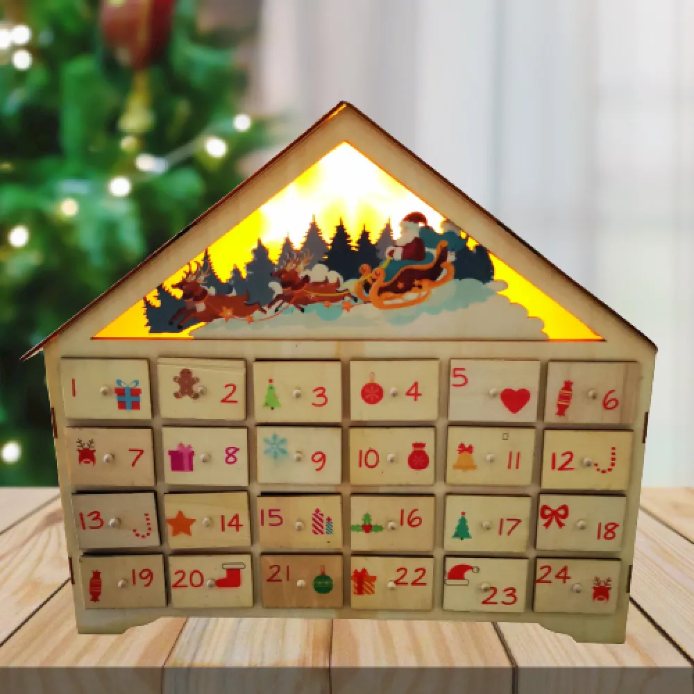 Коледен календар Къщичка - Отброяване на дните до Коледа, Кутийки за лакомства 2