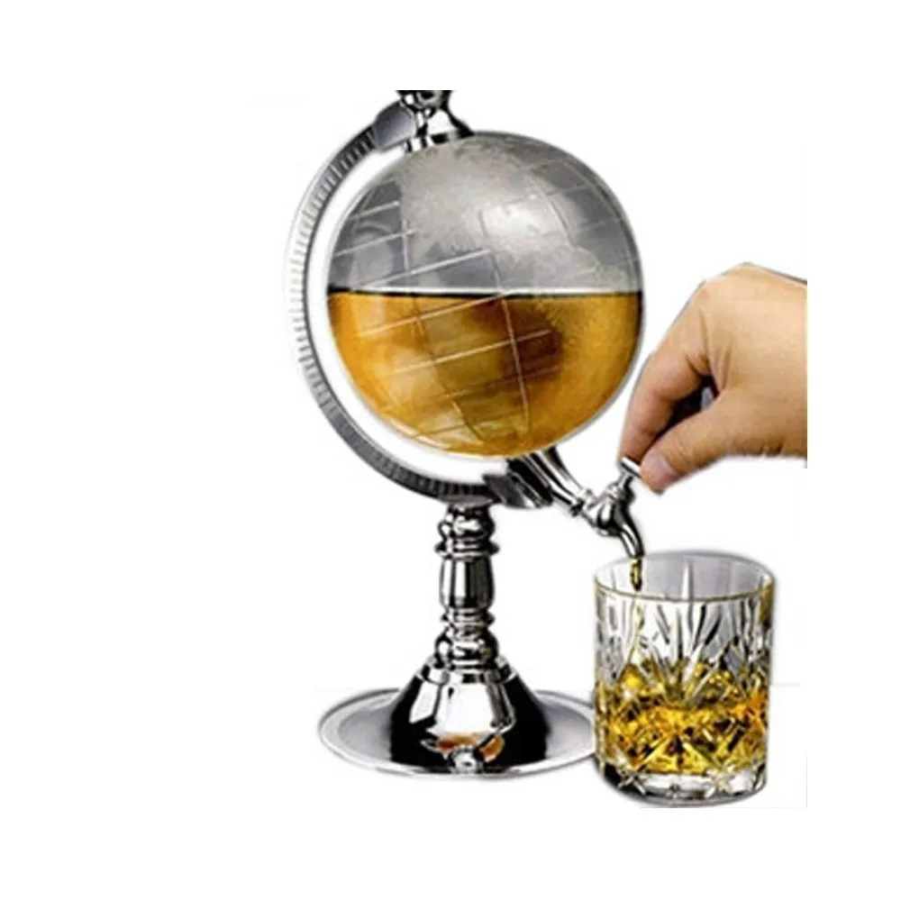 Диспенсър напитки във формата на глобус ,1000 ml, прозрачен  5