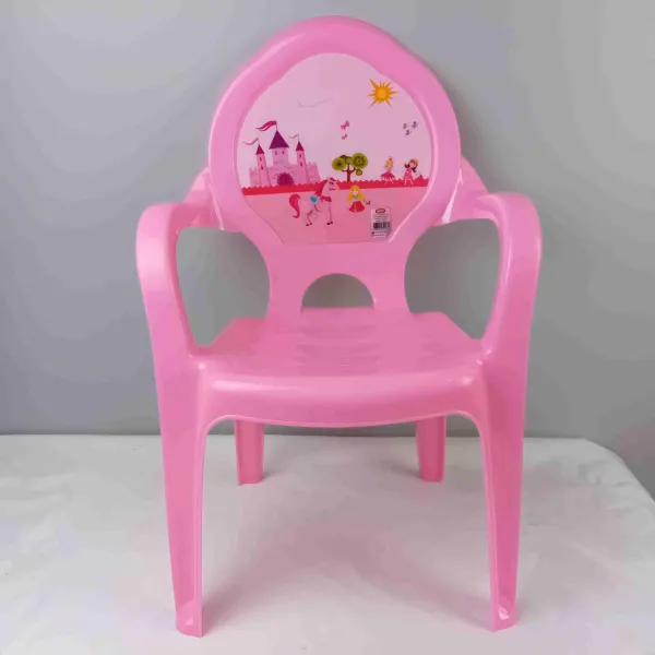 Детско пластмасово столче с картинка 1