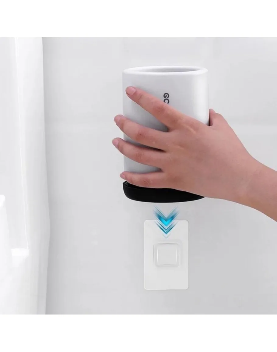 Силиконова четка с поставка за тоалетна чиния - за стена и за под 6