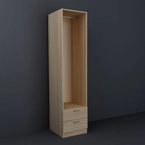 Еднокрил гардероб с външни чекмеджета - ляв / десен вариант 2