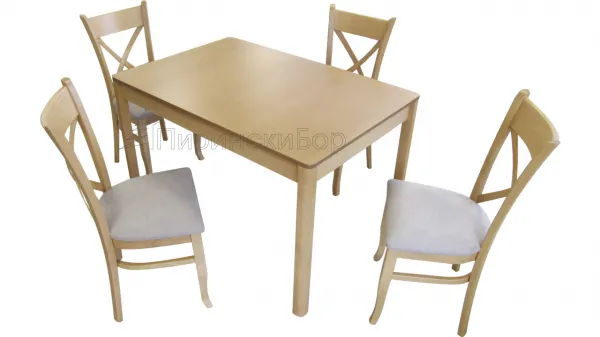 ПРОМО комплект 1 - маса + 4 стола