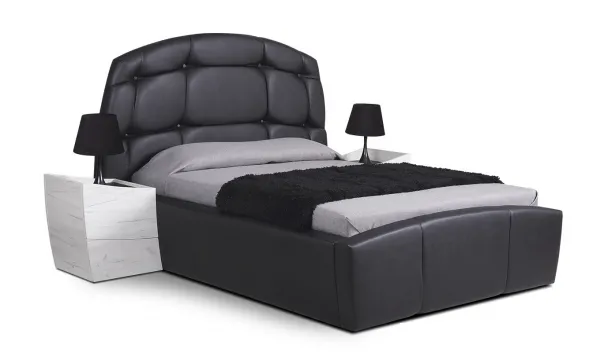 Тапицирано легло със заоблена табла Атлас 1