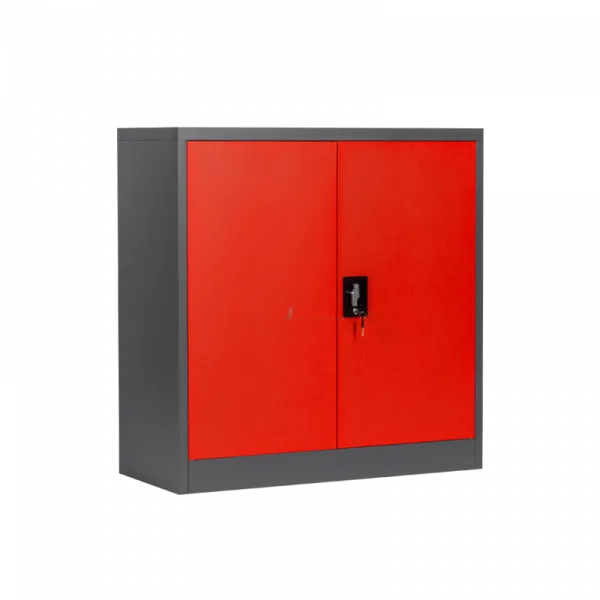 Метален шкаф CR-1239-Е SAND червен/графит 1