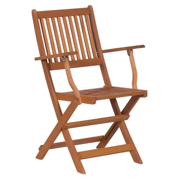 Сгъваем дървен градински стол MIKA 1