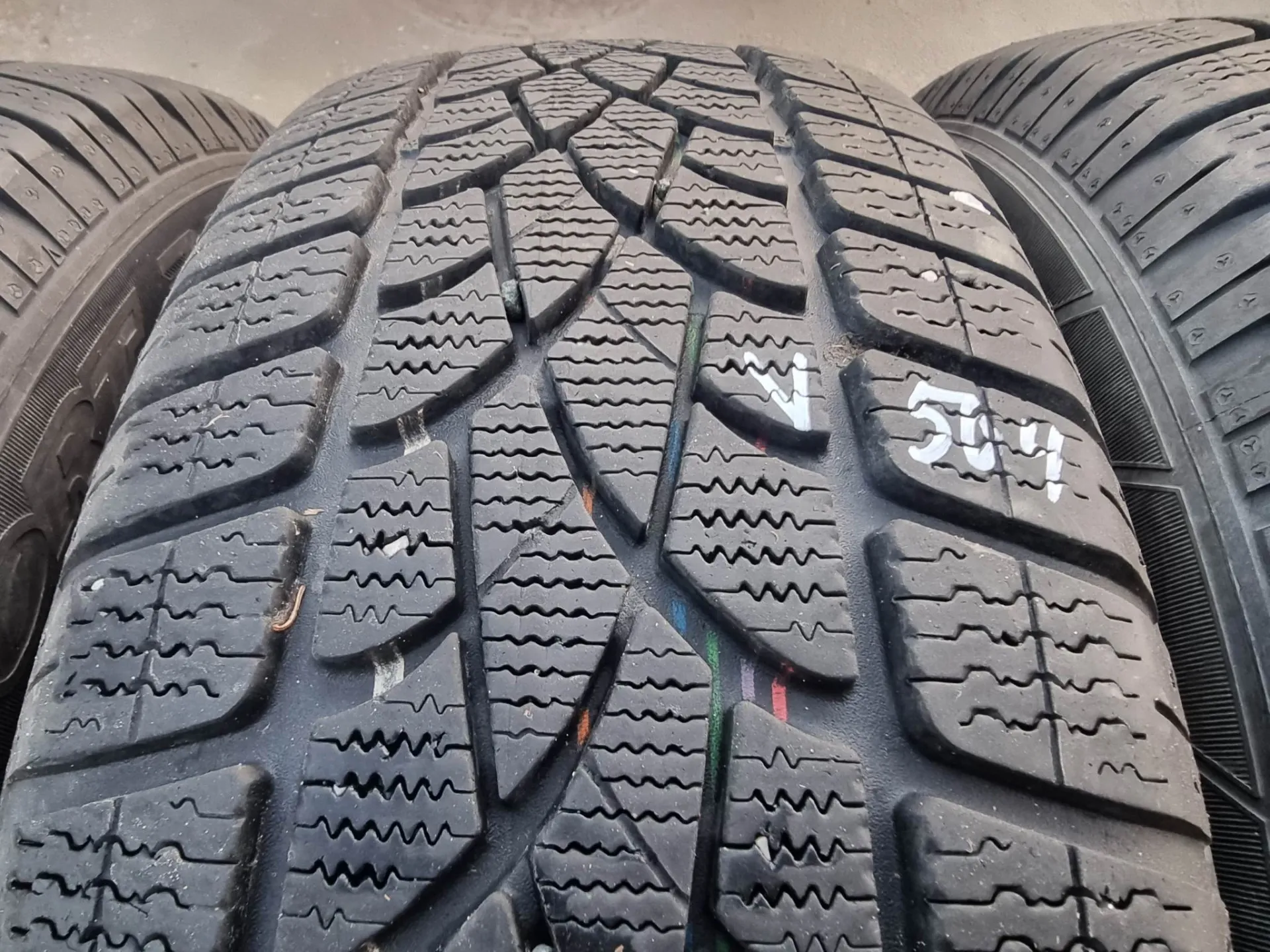 4бр зимни гуми за бус 215/60/17С Dunlop V504 3